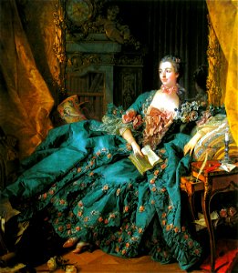 Boucher Marquise de Pompadour 1756