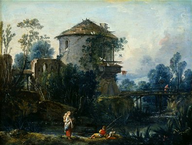 Boucher - Der alte Taubenschlag, vor 1747