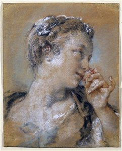 Boucher - Girl with a Rose, ОР-11416