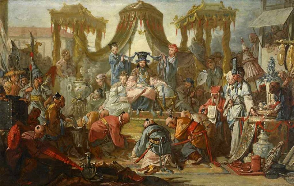 Boucher - L'Audience de l'empereur de Chine, 1742 vers