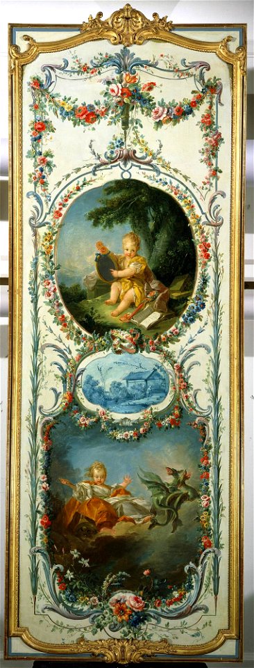Boucher and Workshop - The Arts and Sciences Comedy and Tragedy, ca. 1760