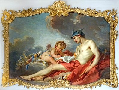 Boucher - Mercure donnant des leçons à l'Amour, 1738