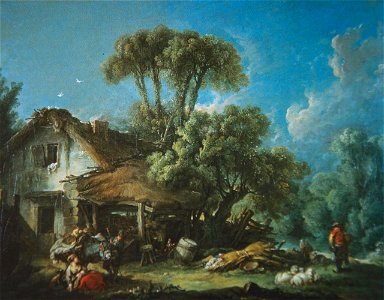Boucher - Morning Scene, Barberini Gallery