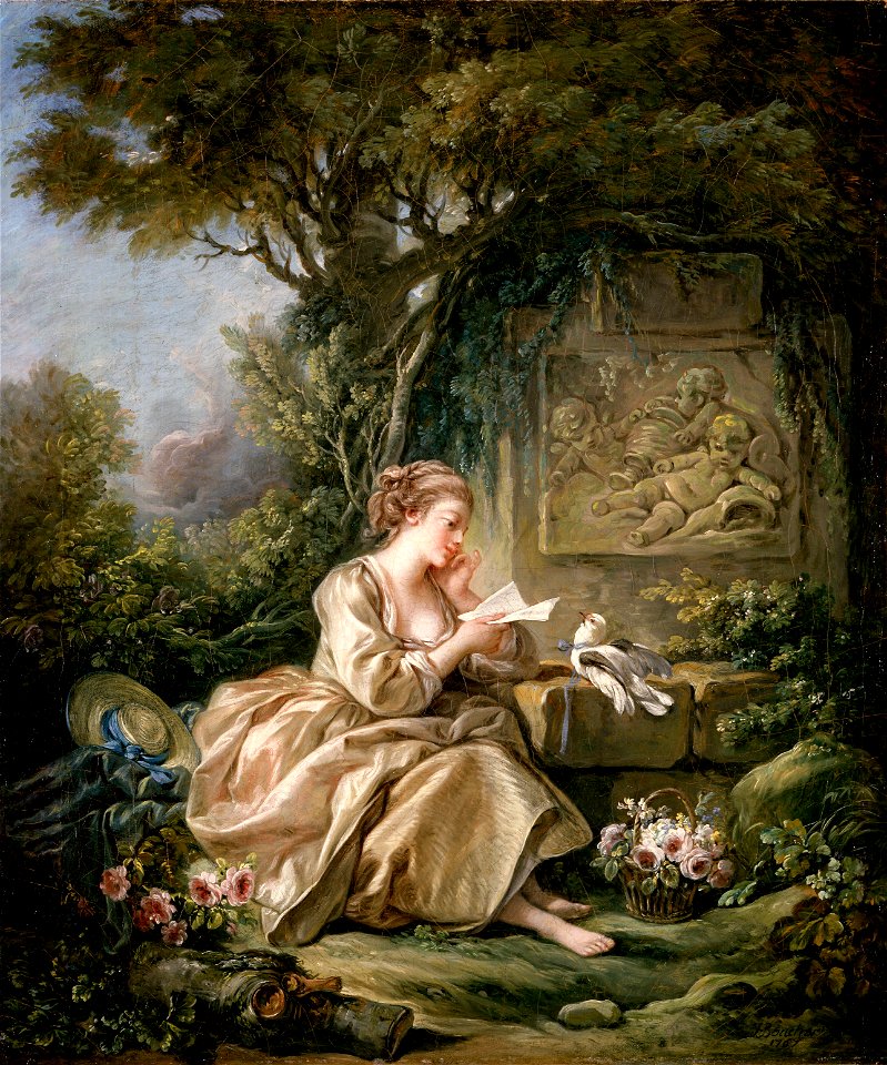 François Boucher - The Secret Message