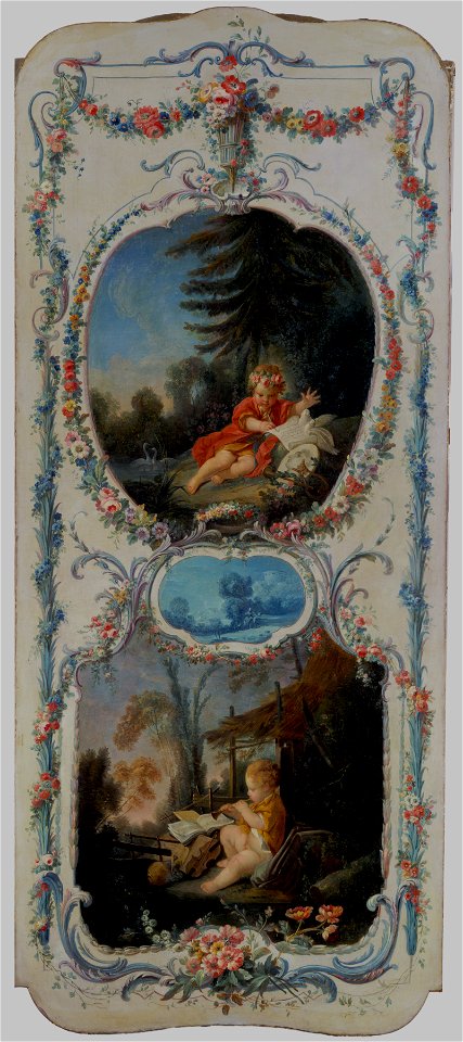 Boucher and Workshop - The Arts and Sciences Poetry and Music, ca. 1760