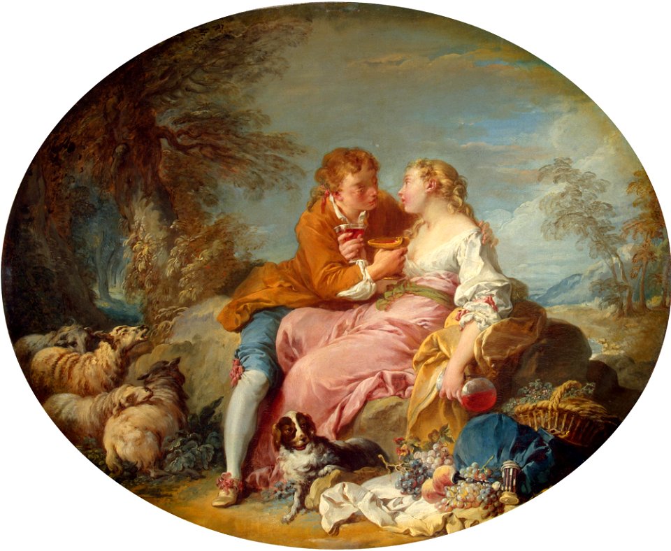 Boucher - Pastoral Scene, early 1730s