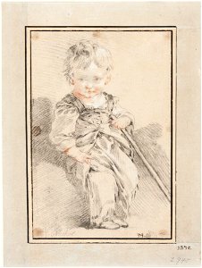 Boucher - Sittande gosse, NMH 2940-1863