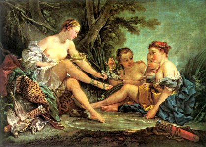 Boucher Le Retour de chasse de Diane