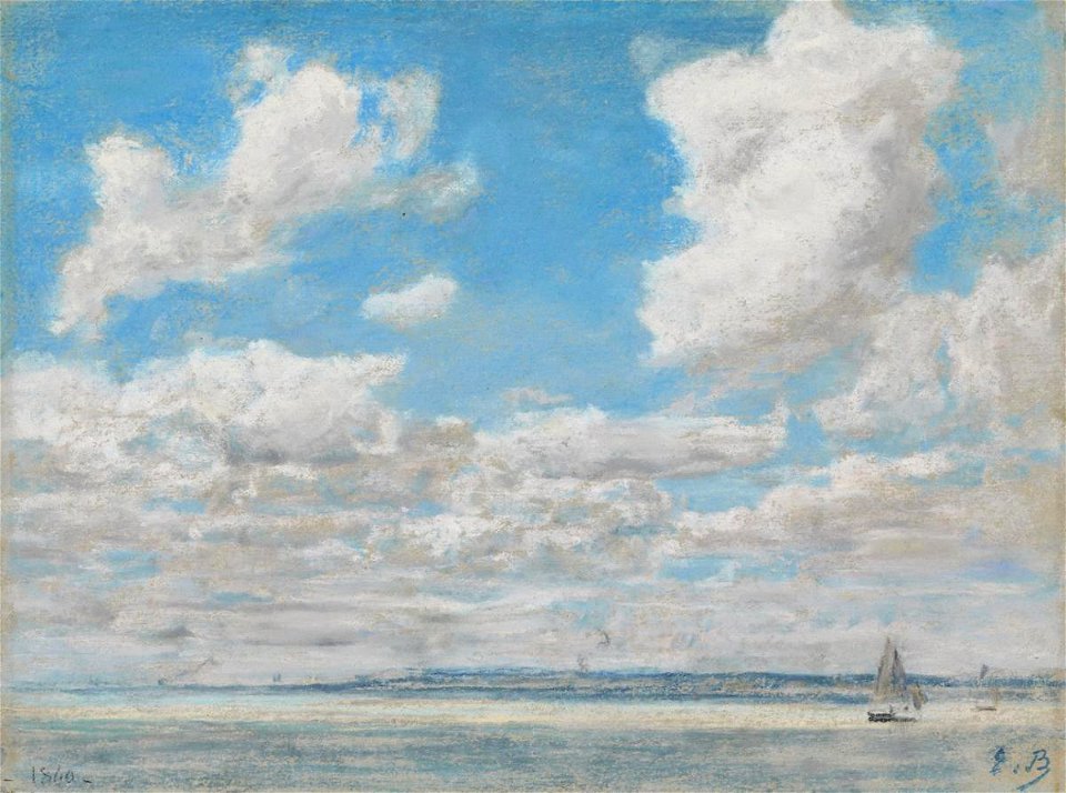 Boudin-Marine au grand ciel-Unicef-Gustav Raue Collection
