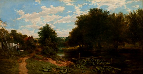 Samuel Bough - The Water of Leith (1859)