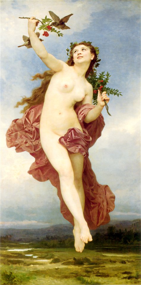 William-Adolphe Bouguereau (1825-1905) - Day (1881)