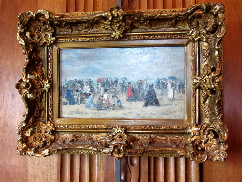 Boudin, Eugene - En la playa de Trouville