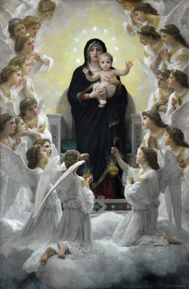 La Vierge aux anges-William Bouguereau