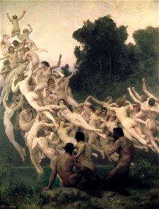 Bouguereau Oréades Orsay. Free illustration for personal and commercial use.