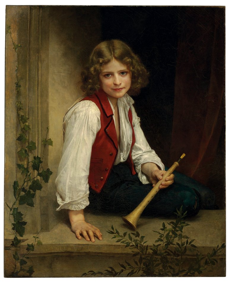 William-Adolphe Bouguereau - Pifferaro (1870)