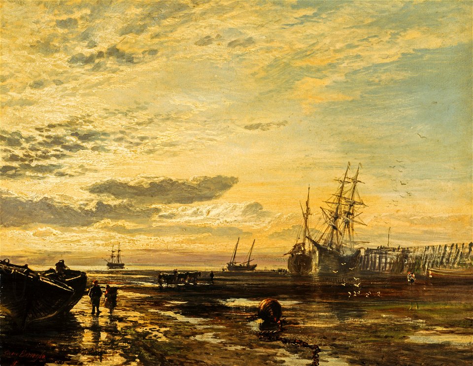 Samuel Bough - The Solway at Port Carlisle (1859)