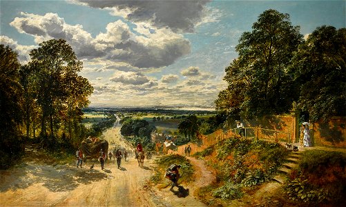 Samuel Bough - London from Shooters Hill (1872)