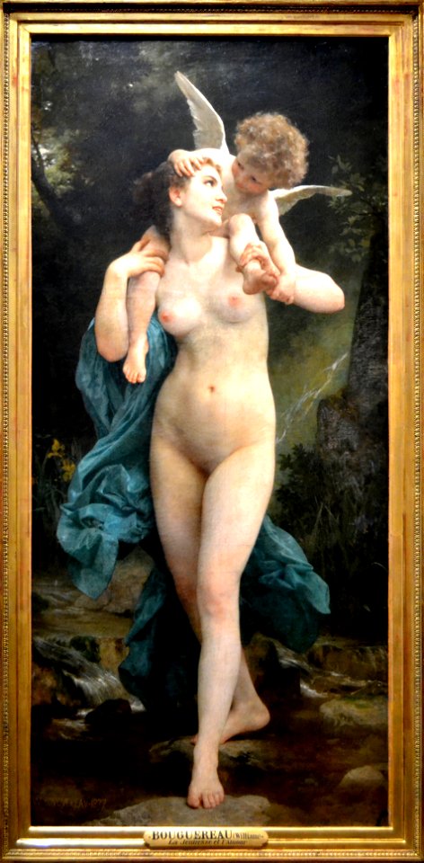 Bouguereau, La Jeunesse et l'Amour, 1877