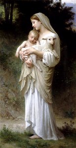 Bouguereau-Linnocence. Free illustration for personal and commercial use.