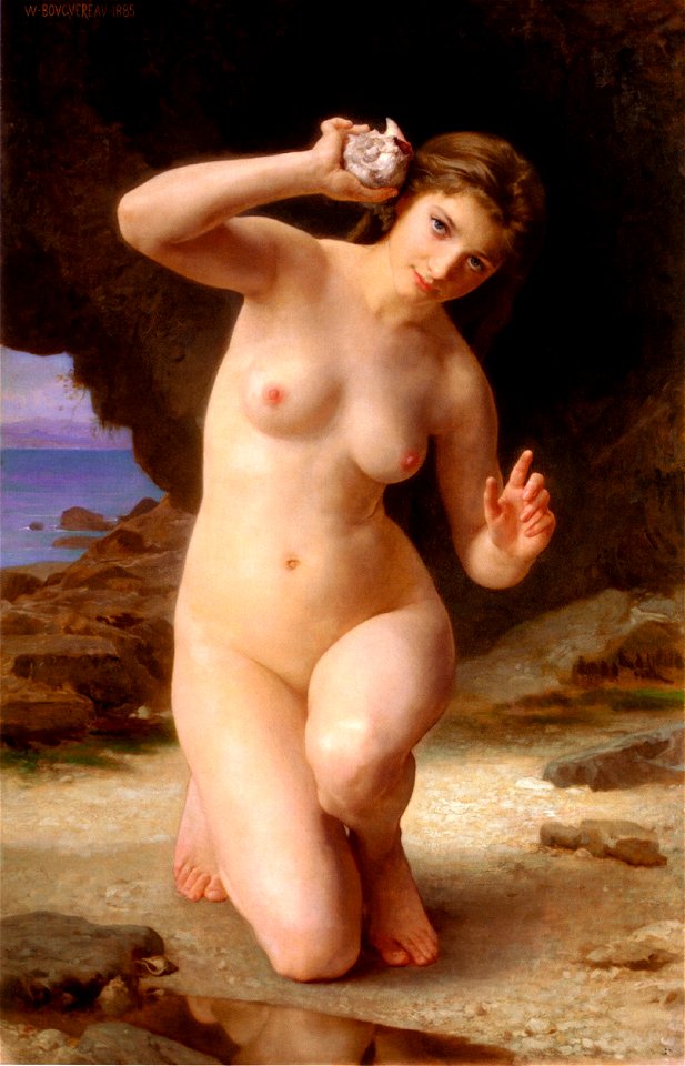 Bouguereau, William - Femme au Coquillage -1885