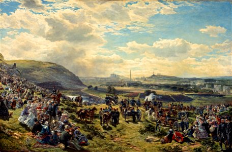 Samuel Bough - Royal Volunteer Review, 7 August 1860