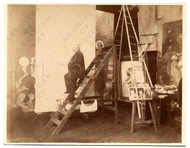 Bouguereau in his studio2