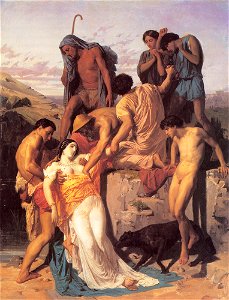 Bouguereau, Zénobia retrouvée par les bergers sur les bords de l Araxe, 1850 (5650292484)