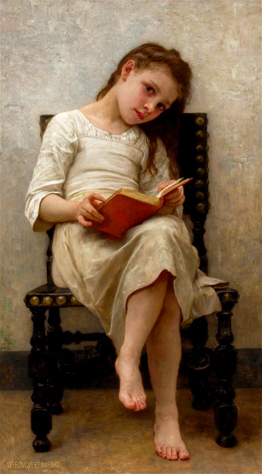 Le Livre De Prix (The Price Book) by William Bouguereau, 1901