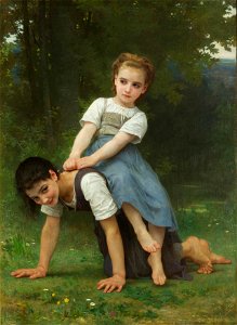 William-Adolphe Bouguereau - La Bourrique (The Horseback Ride) - Google Art Project
