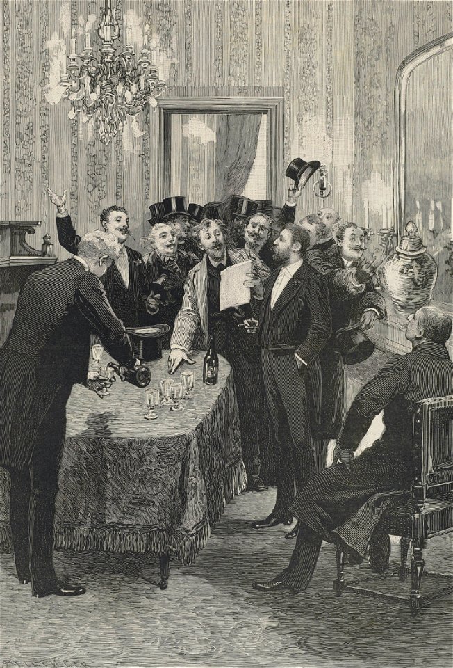 Boulanger recevant des nouvelles du dépouillement