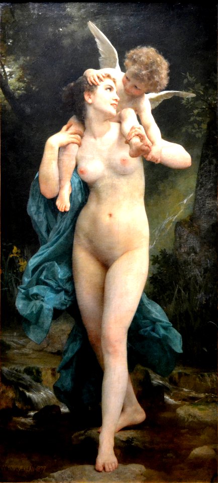 Bouguereau, La Jeunesse et l'Amour, 1877 (crop)