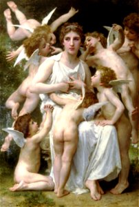 William-Adolphe Bouguereau, 1898. Free illustration for personal and commercial use.