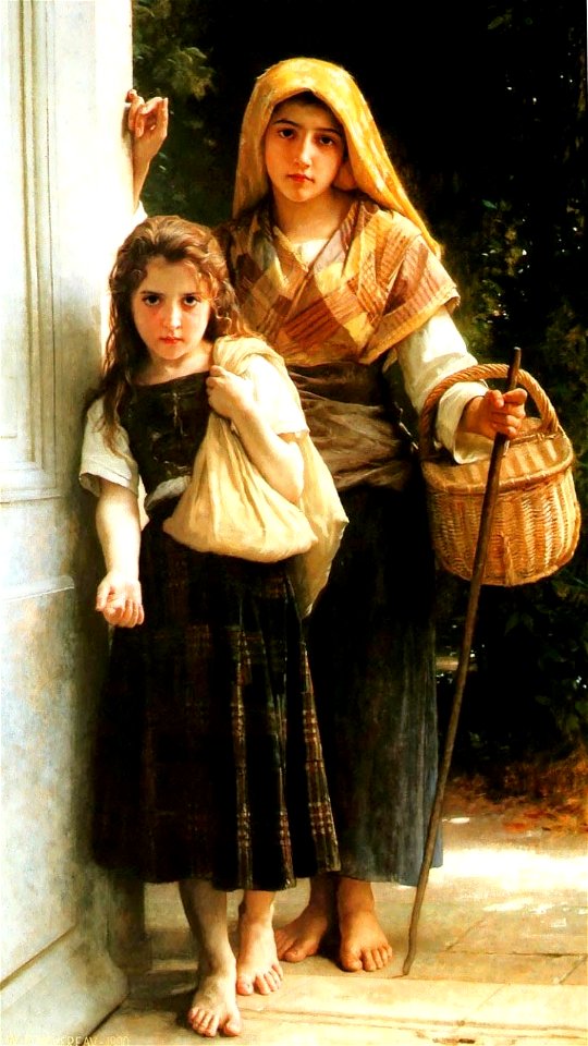 Bouguereau, Petites mendiantes, 1890 (5589766955)