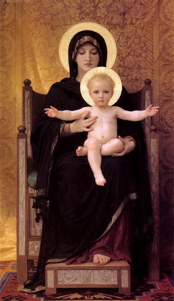 Bouguereau, Vierge à l'Enfant, 1888 (5590358398)