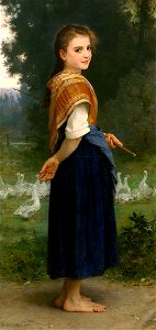 William-Adolphe Bouguereau - The Goose Girl 1891