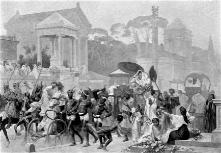 Boulanger, La Via Appia au temps d'Auguste, 1874