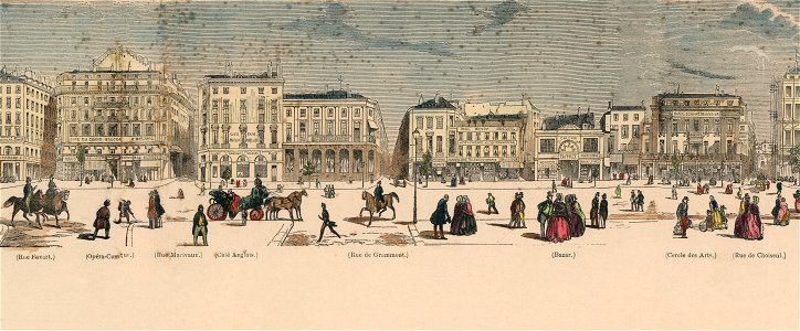 Boulevards de Paris - B11. Opéra-Comique - Rue de Choiseul