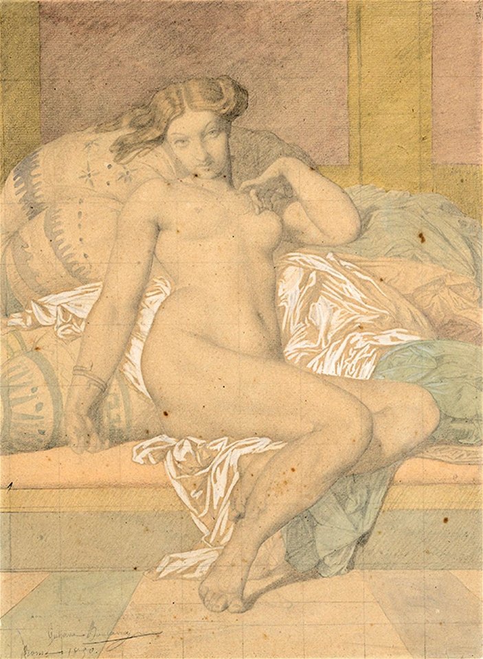 Boulanger, Phryne, study, by 1850, private collection