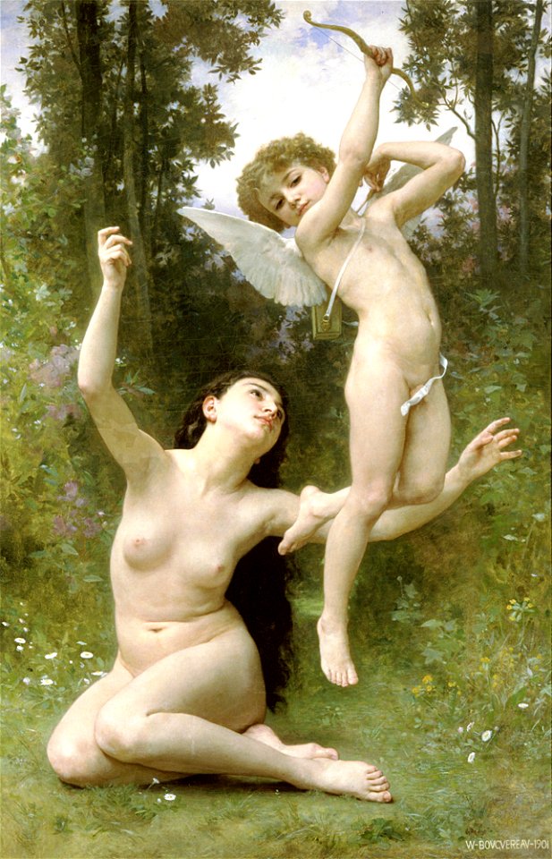 Bouguereau, l'amour s'envole, 1901 (5589754967)
