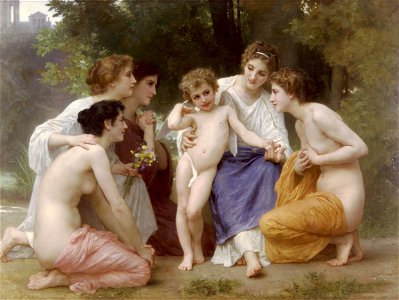 William-Adolphe Bouguereau (1825-1905) - Admiration (1897)