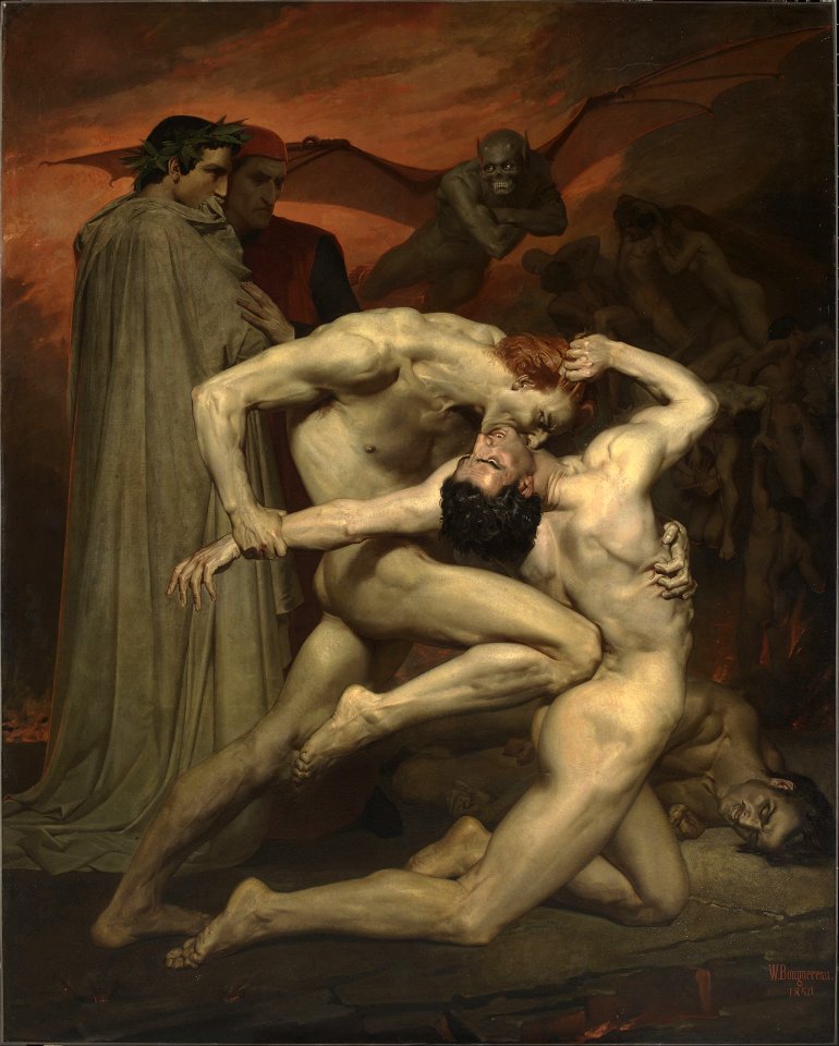 William Bouguereau - Dante and Virgile - Google Art Project