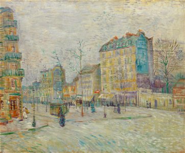 Boulevard de Clichy - s0094V1962 - Van Gogh Museum. Free illustration for personal and commercial use.