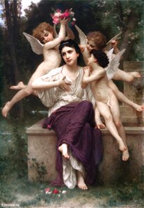William-Adolphe Bouguereau (1825-1905) - Rêve de printemps (1901)