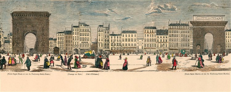 Boulevards de Paris - A09. Porte Saint-Denis - Porte Saint-Martin