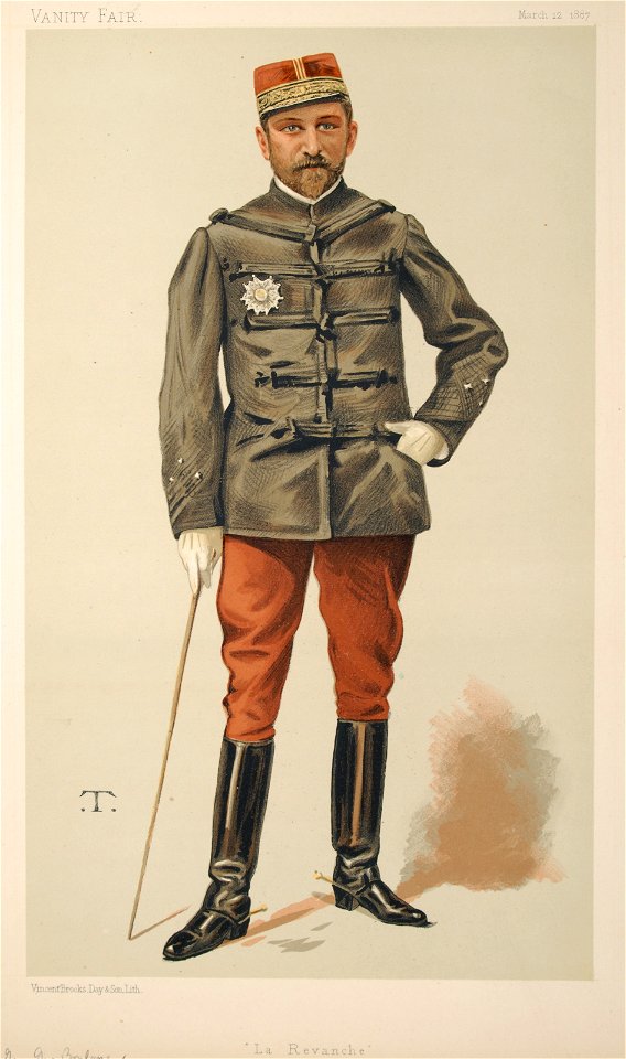 Georges Ernest Boulanger, Vanity Fair, 1887-03-12