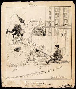 Bouncing Bartzen (Bartzen vs. McCormick on a seesaw called The County Board (NBY 5804)