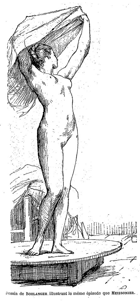 Boulanger--Affaire Clemenceau illustration--La Lecture 109