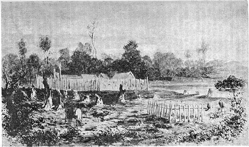 Boulcotts farm stockade on the hutt