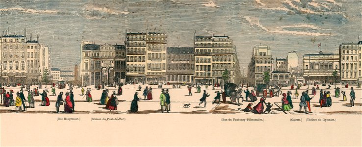 Boulevards de Paris - A07. Rue Rougemont - Théâtre du Gymnase