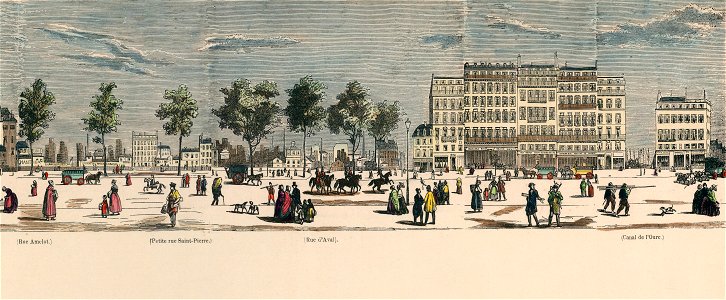 Boulevards de Paris - A15. Rue Amelot - Canal de l'Ourcq